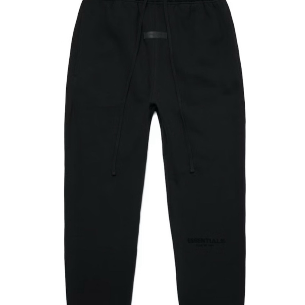 Essentials Men's Black Pants size medium cuffed bottom